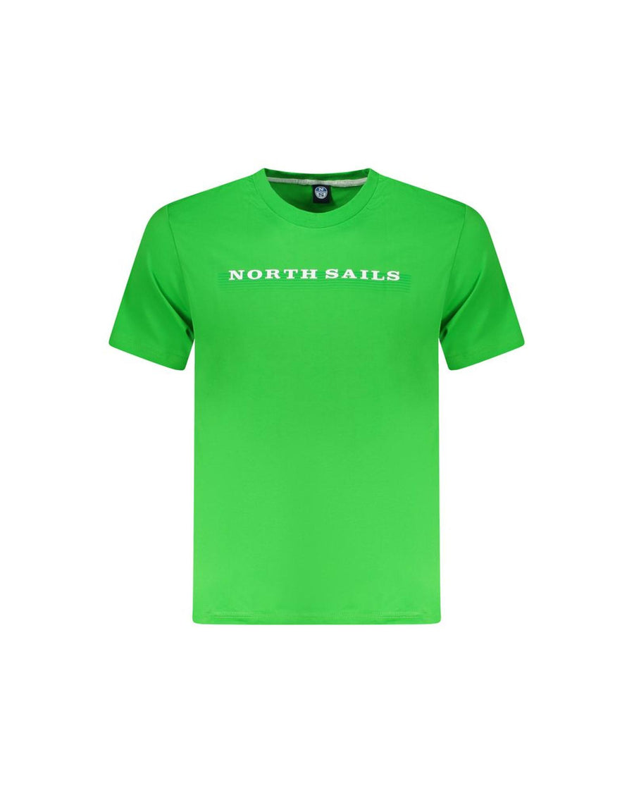 North Sails Men's Green Cotton  T-Shirt - XL
