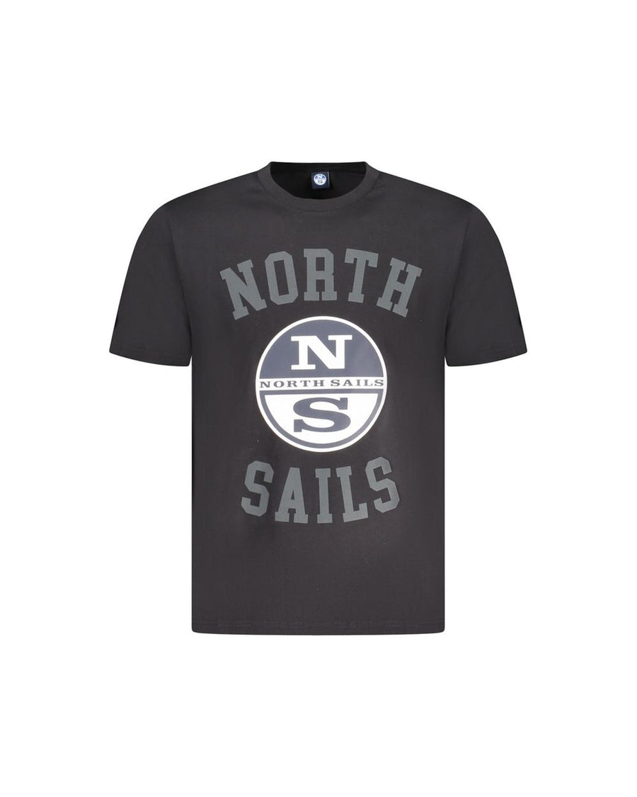 North Sails Men's Black Cotton T-Shirt - 3XL