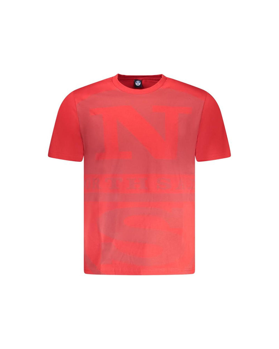 North Sails Men's Red Cotton T-Shirt - 2XL