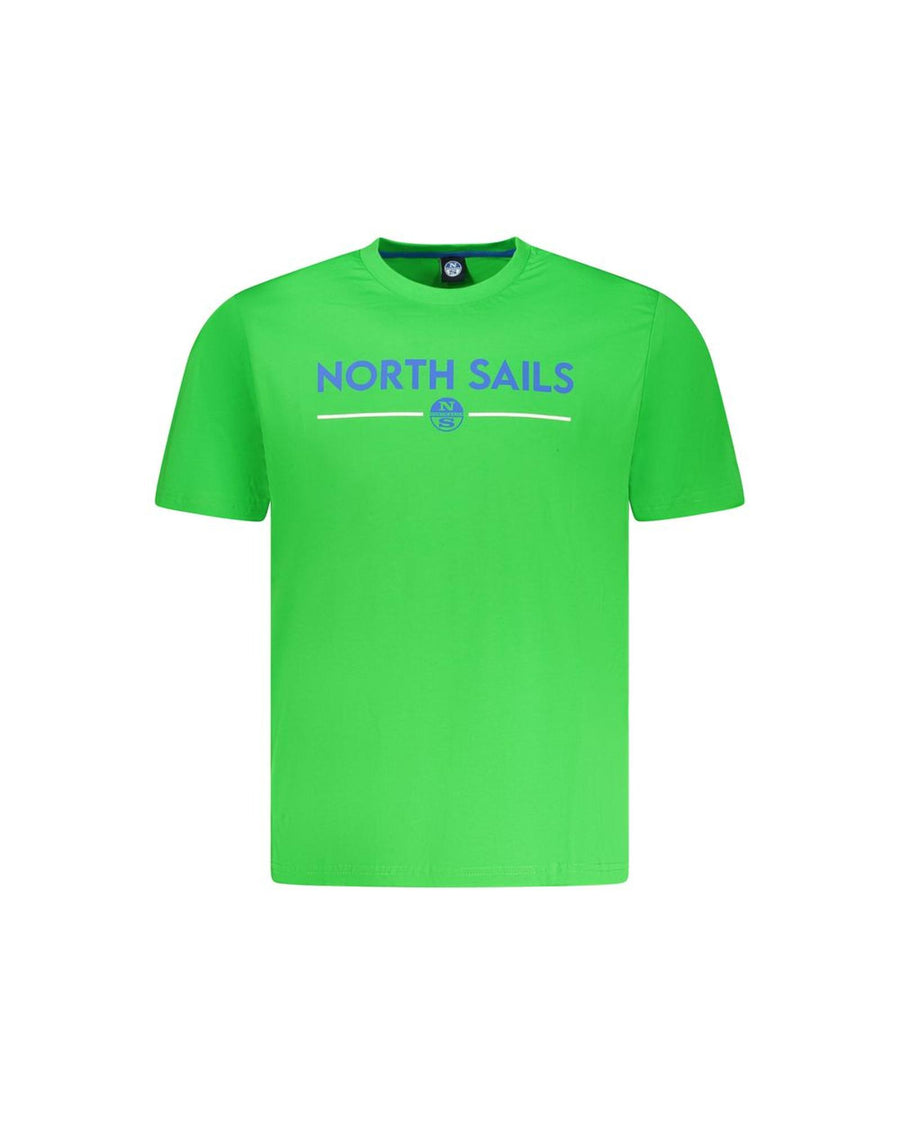 North Sails Men's Green Cotton T-Shirt - L