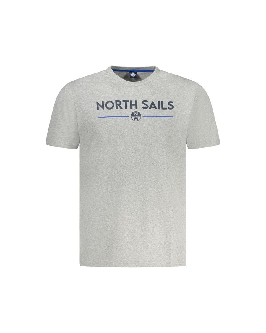 North Sails Men's Gray Cotton T-Shirt - L