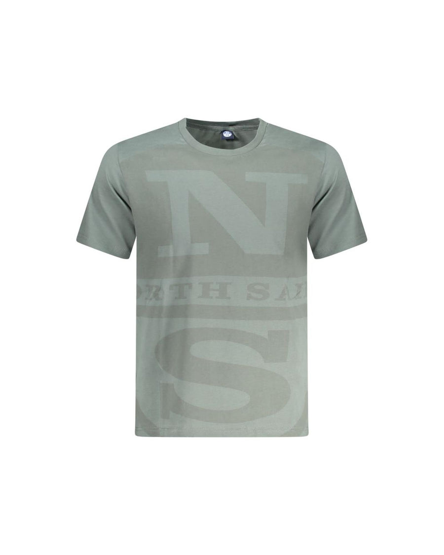 North Sails Men's Green Cotton T-Shirt - S