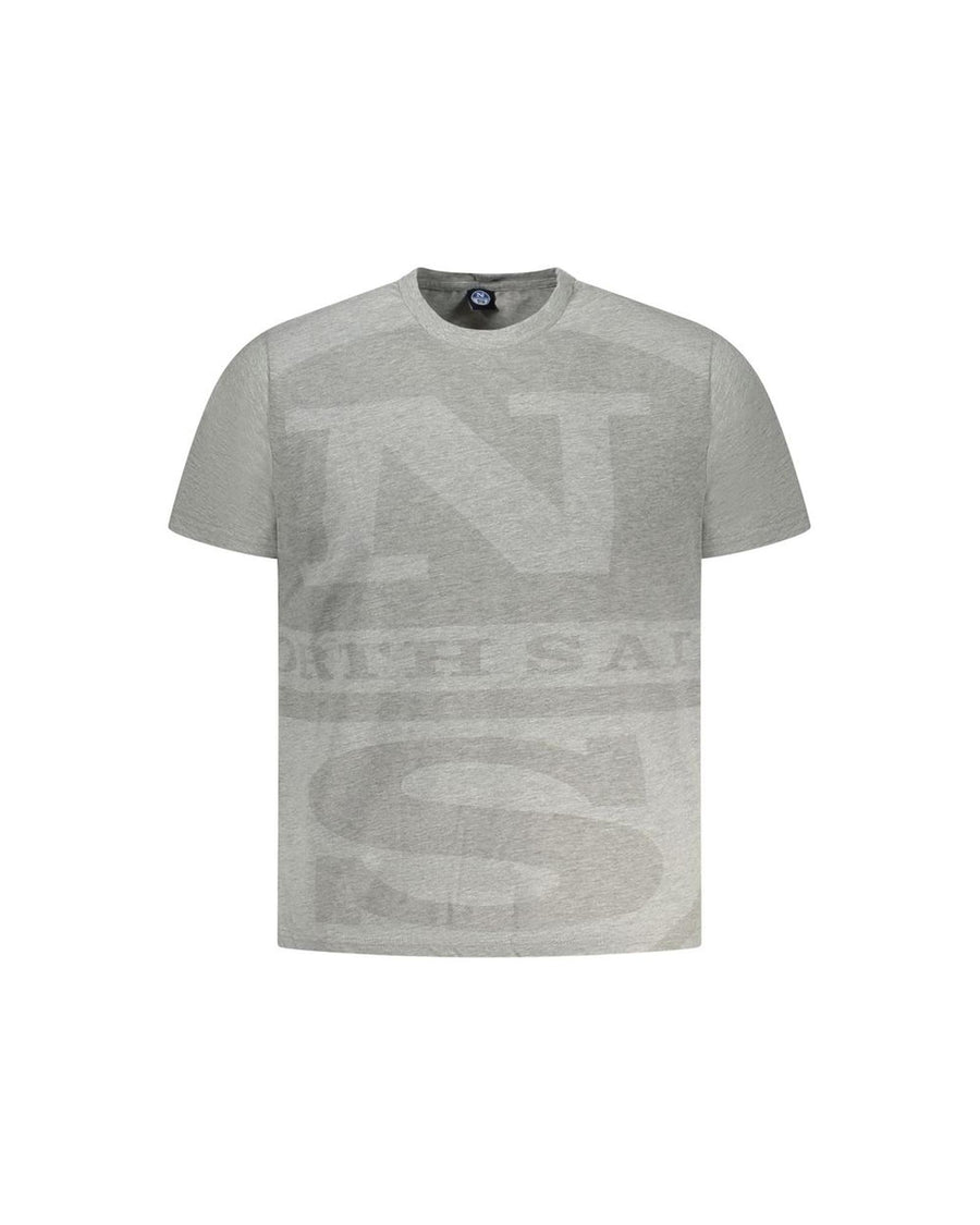 North Sails Men's Gray Cotton T-Shirt - S