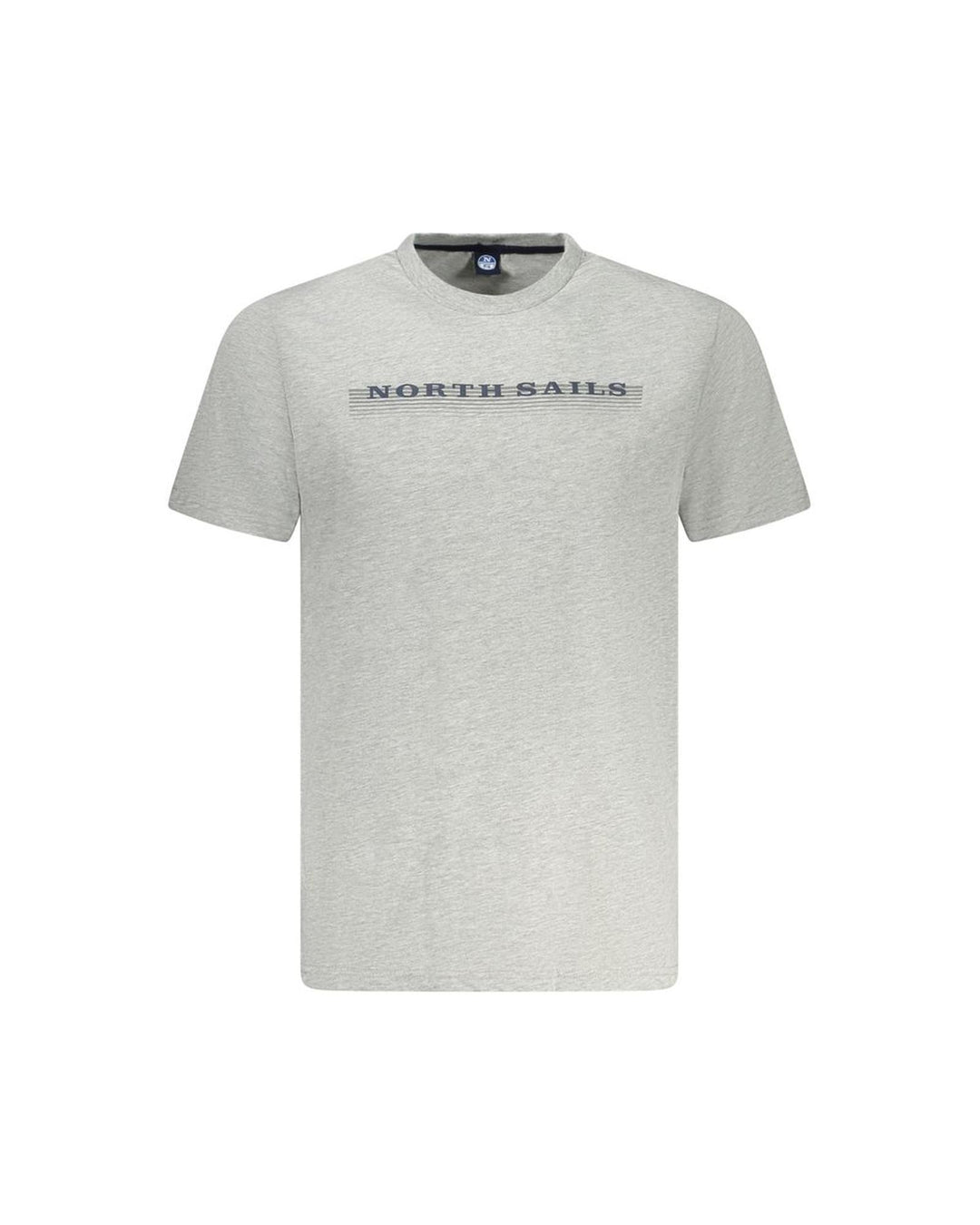 North Sails Men's Gray Cotton  T-Shirt - XL