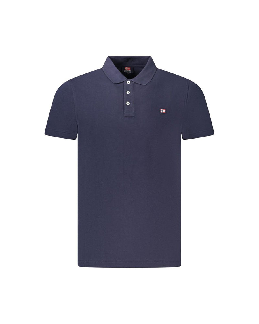 Norway 1963 Men's Blue Cotton Polo Shirt - XL