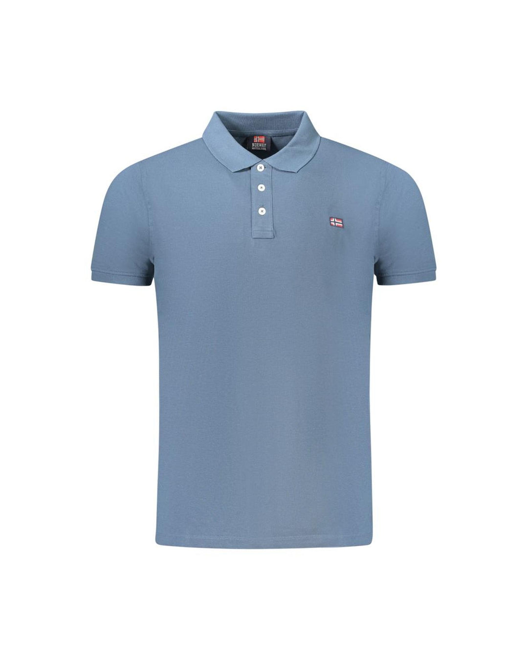 Norway 1963 Men's Blue Cotton Polo Shirt - M