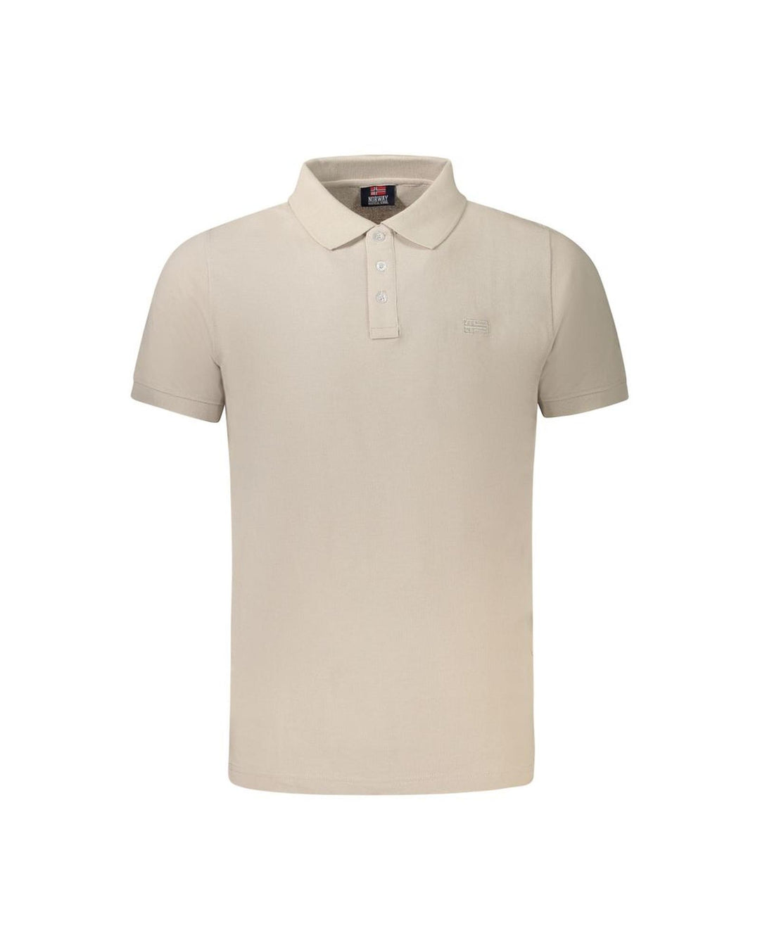 Norway 1963 Men's Beige Cotton Polo Shirt - XL