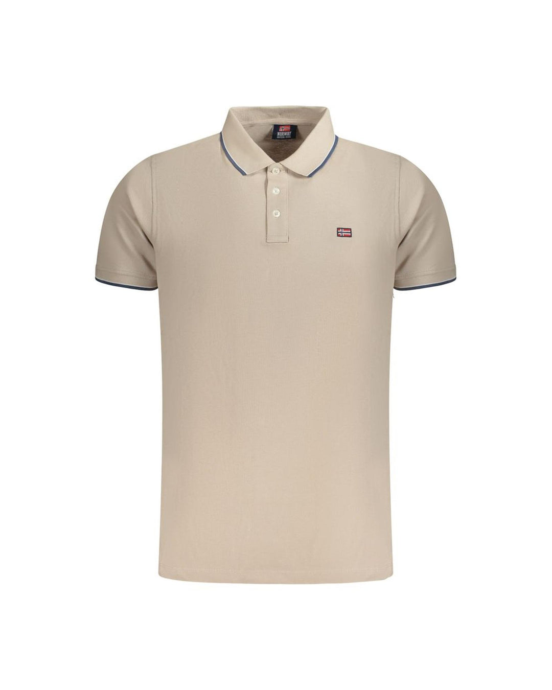 Norway 1963 Men's Beige Cotton  Polo Shirt - XL