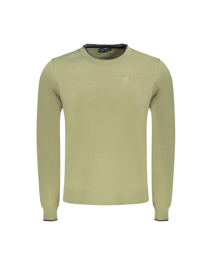 North Sails Men's Green Cotton  Sweater - 2XL