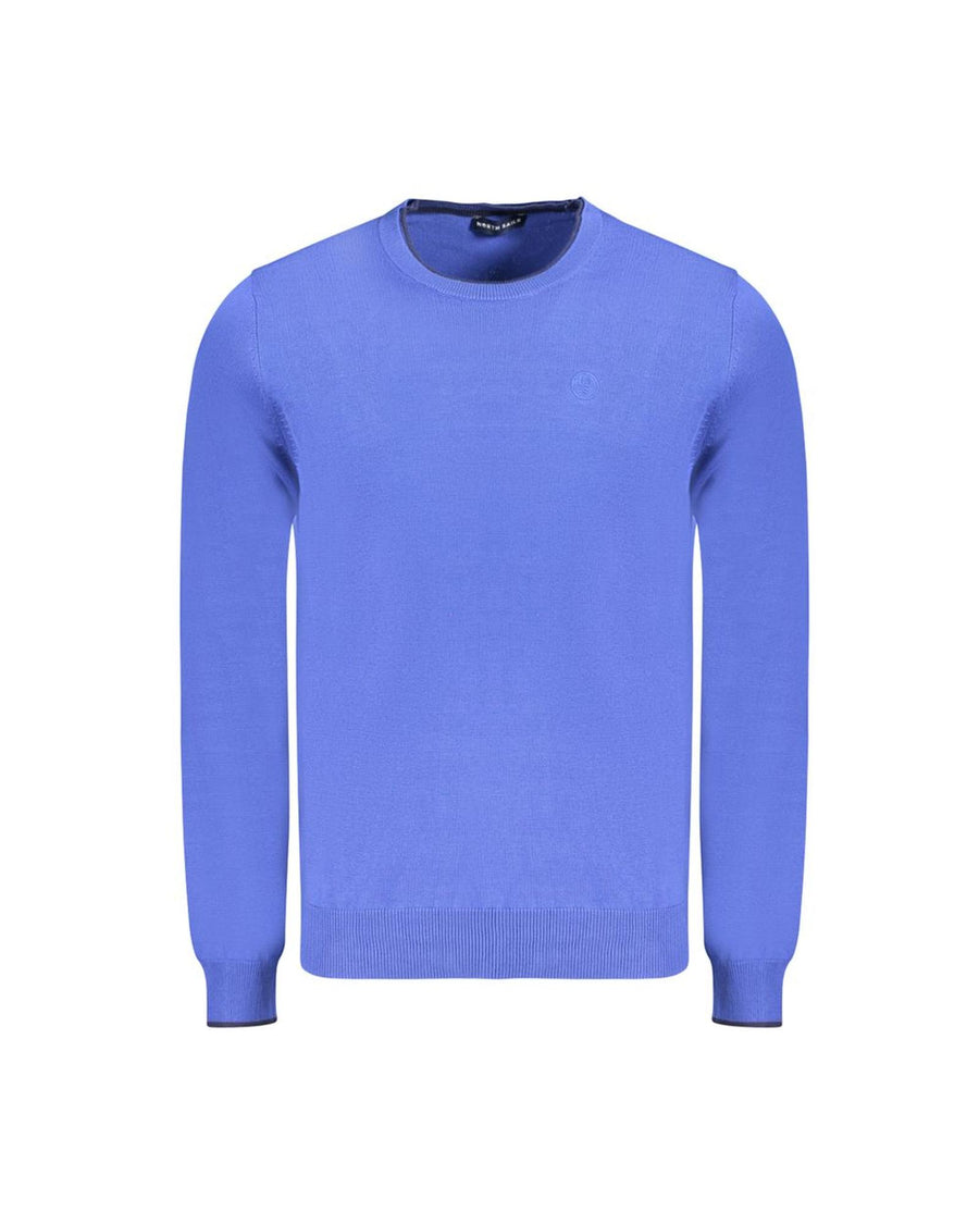 North Sails Men's Blue Cotton Sweater - M