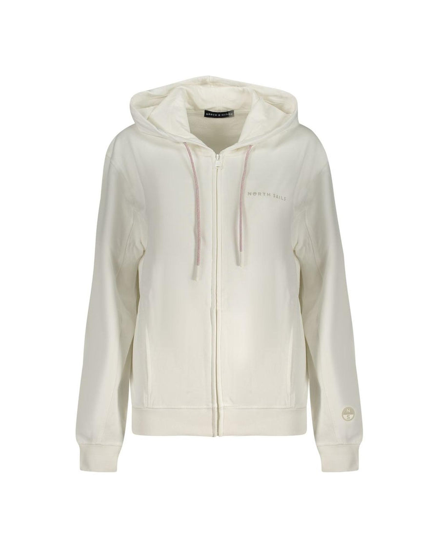 North Sails Women's White Cotton  Sweater - M