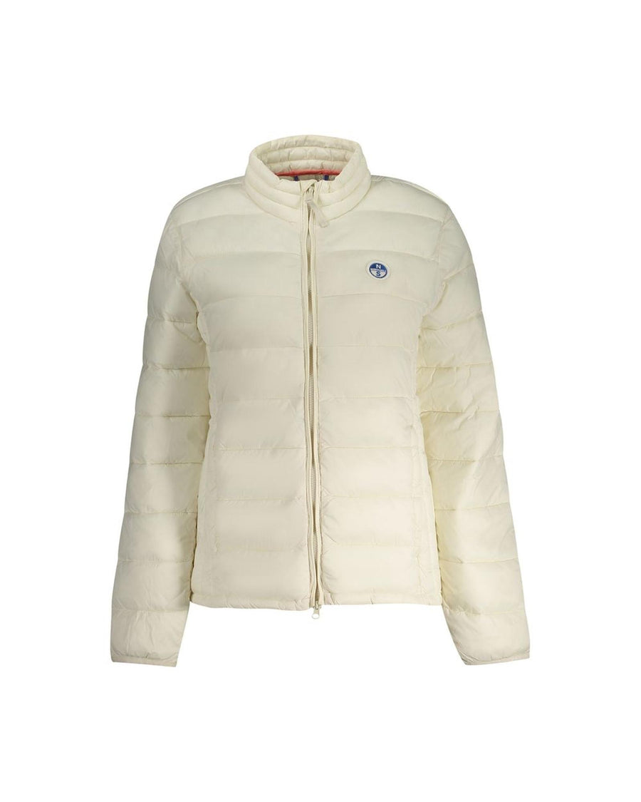 North Sails Women's White Polyamide Jackets & Coat - XL