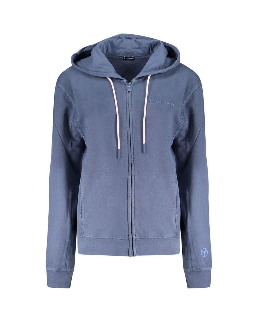 North Sails Women's Blue Cotton  Sweater - M