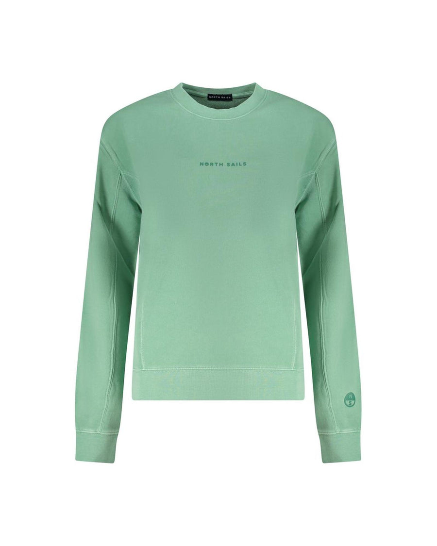 North Sails Women's Green Cotton  Sweater - S