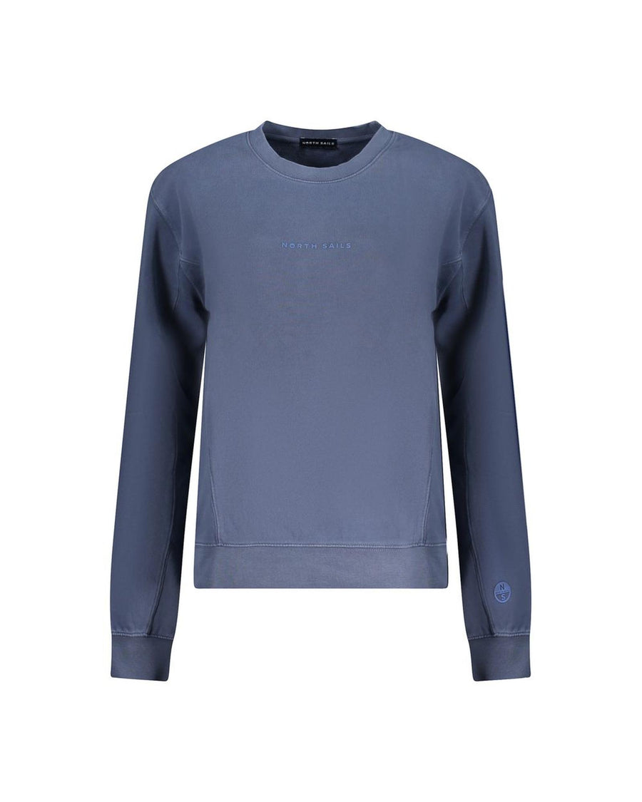 North Sails Women's Blue Cotton  Sweater - L