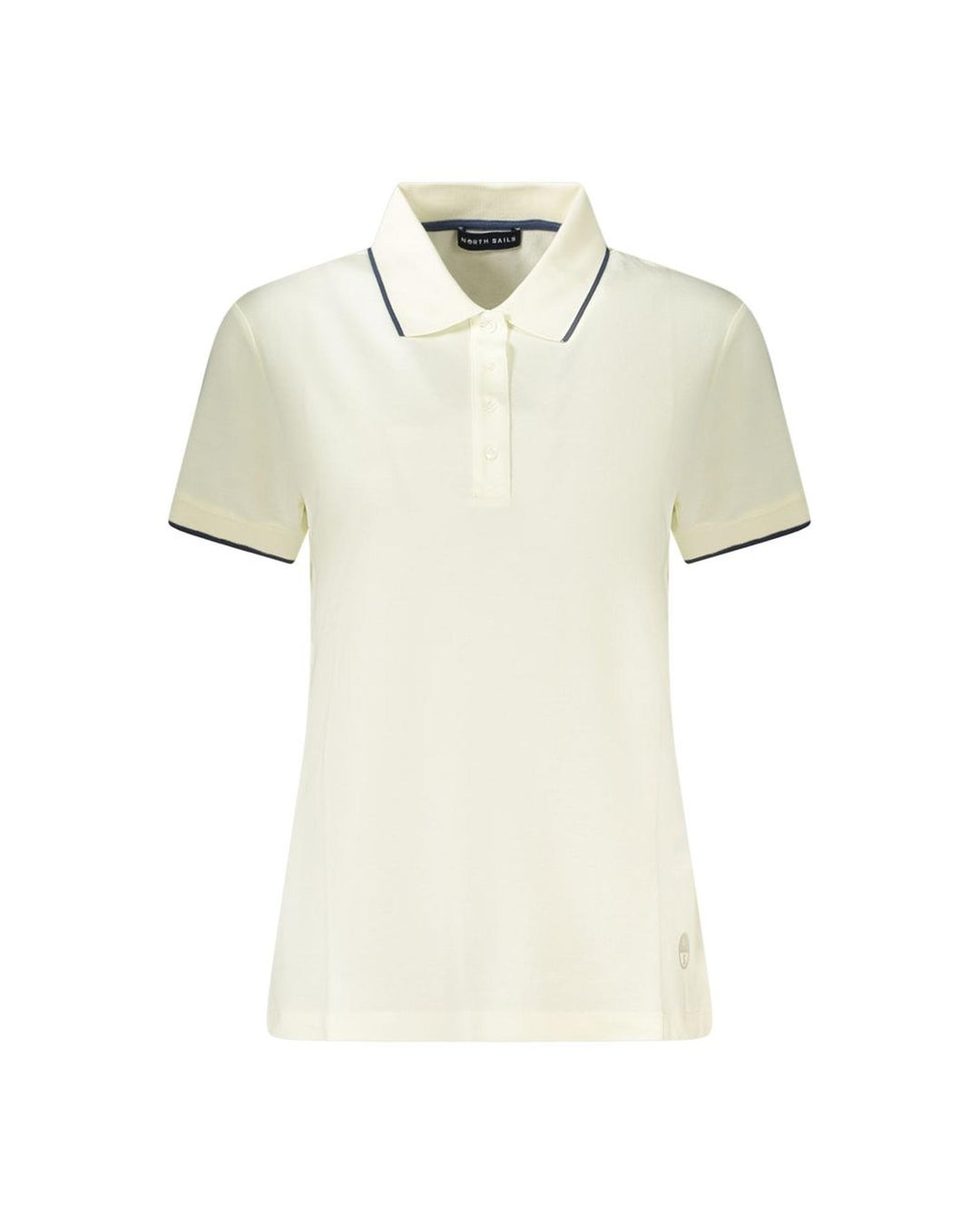 North Sails Women's White Cotton  Polo Shirt - L