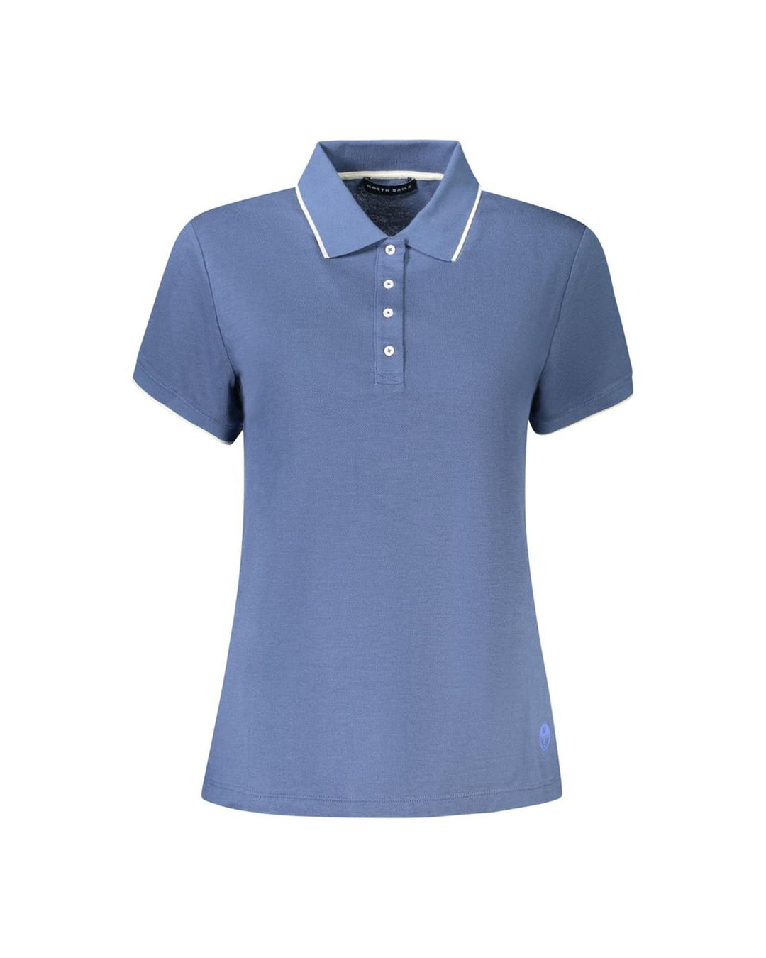 North Sails Women's Blue Cotton  Polo Shirt - L