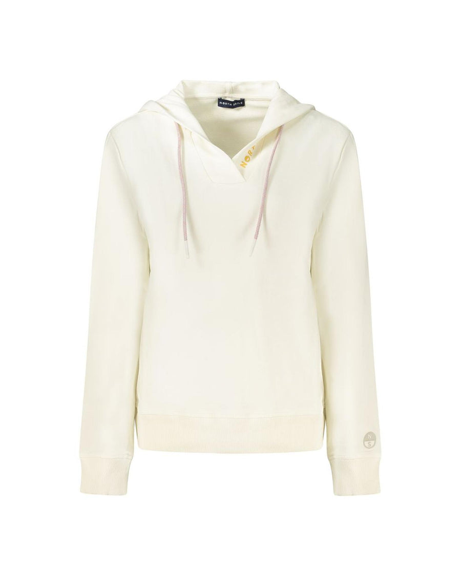 North Sails Women's White Cotton  Sweater - XL