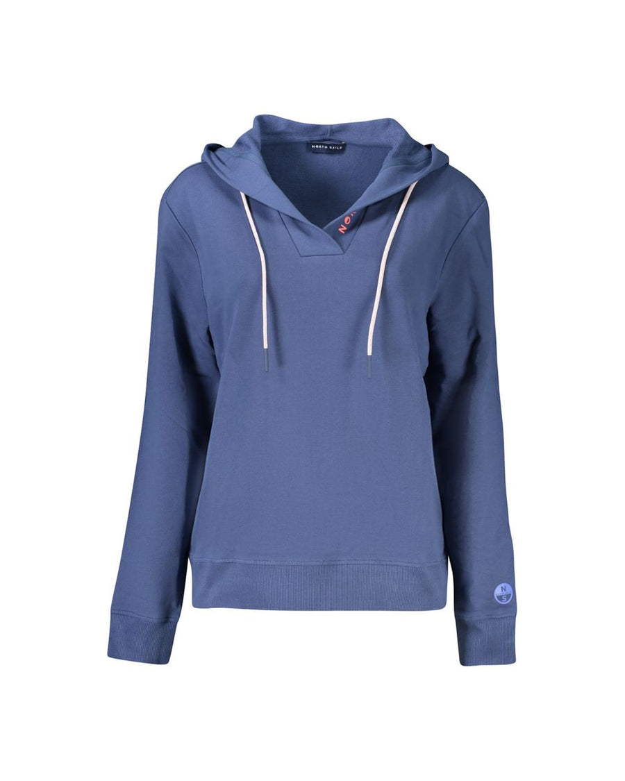 North Sails Women's Blue Cotton  Sweater - M