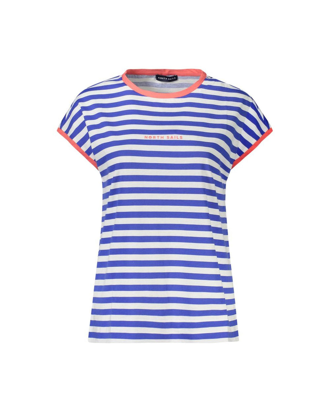 North Sails Women's Blue Cotton Tops & T-Shirt - M
