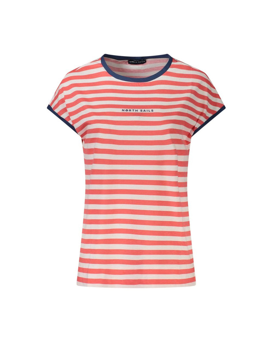 North Sails Women's Red Cotton Tops & T-Shirt - L