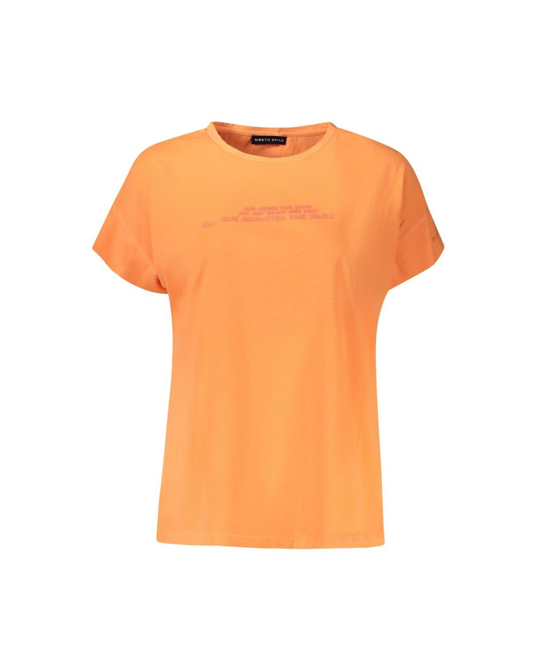 North Sails Women's Orange Cotton Tops & T-Shirt - S