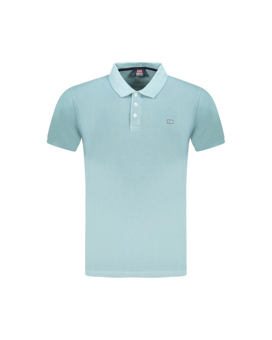 Norway 1963 Men's Light Blue Cotton  Polo Shirt - XL