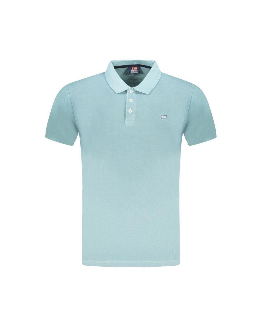 Norway 1963 Men's Light Blue Cotton  Polo Shirt - XL