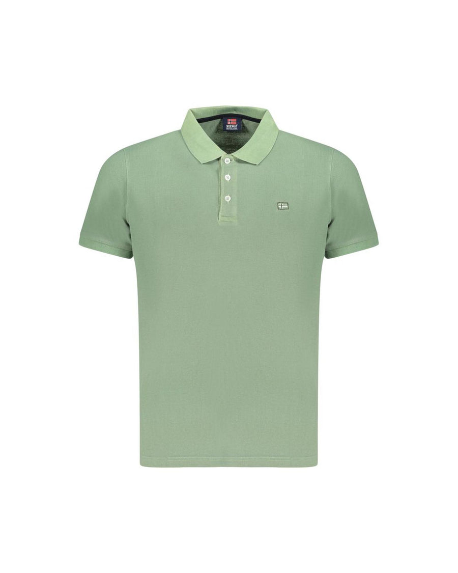 Norway 1963 Men's Green Cotton  Polo Shirt - 2XL