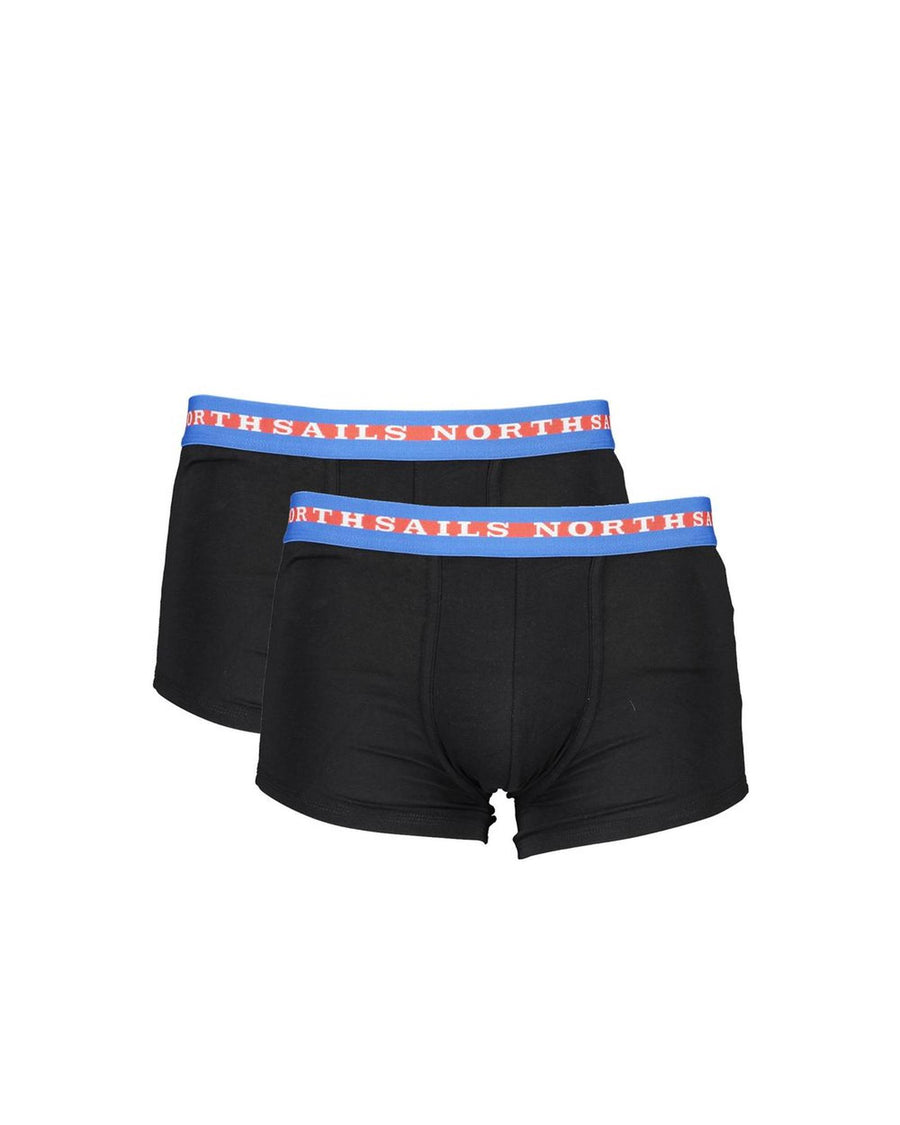 North Sails Men's Black Cotton Underwear - S