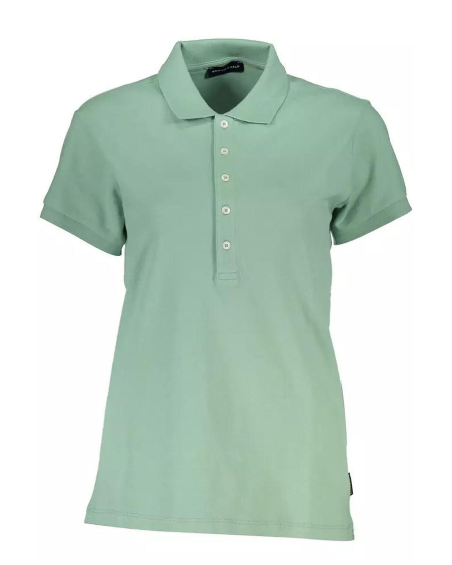 North Sails Men's Green Cotton Polo Shirt - M