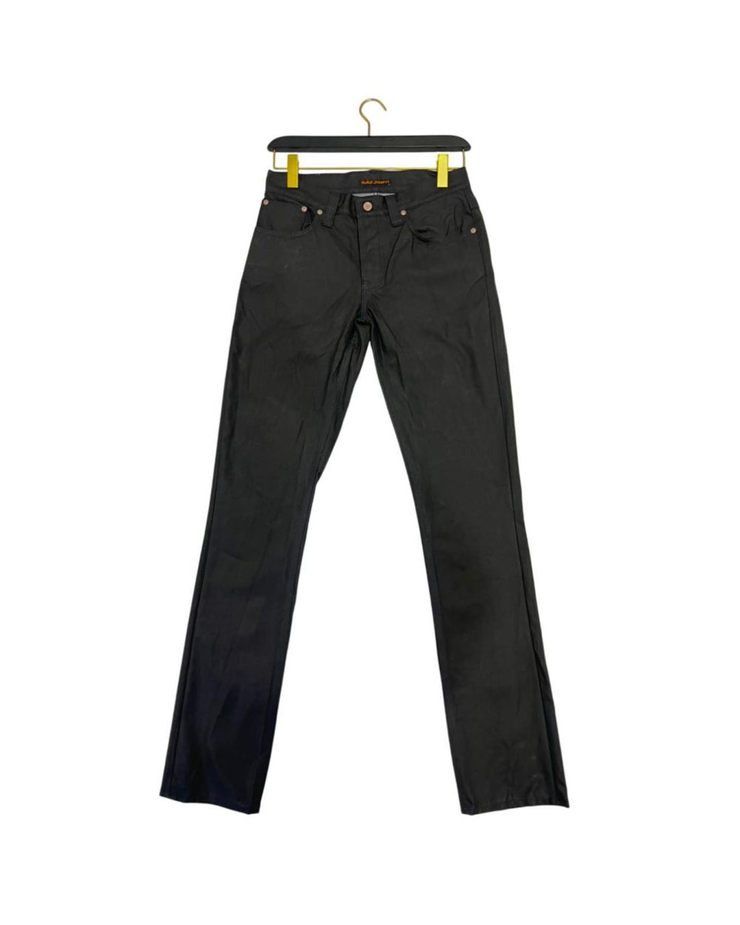 Nudie Jeans Men's Black Cotton Jeans & Pant - W32 US