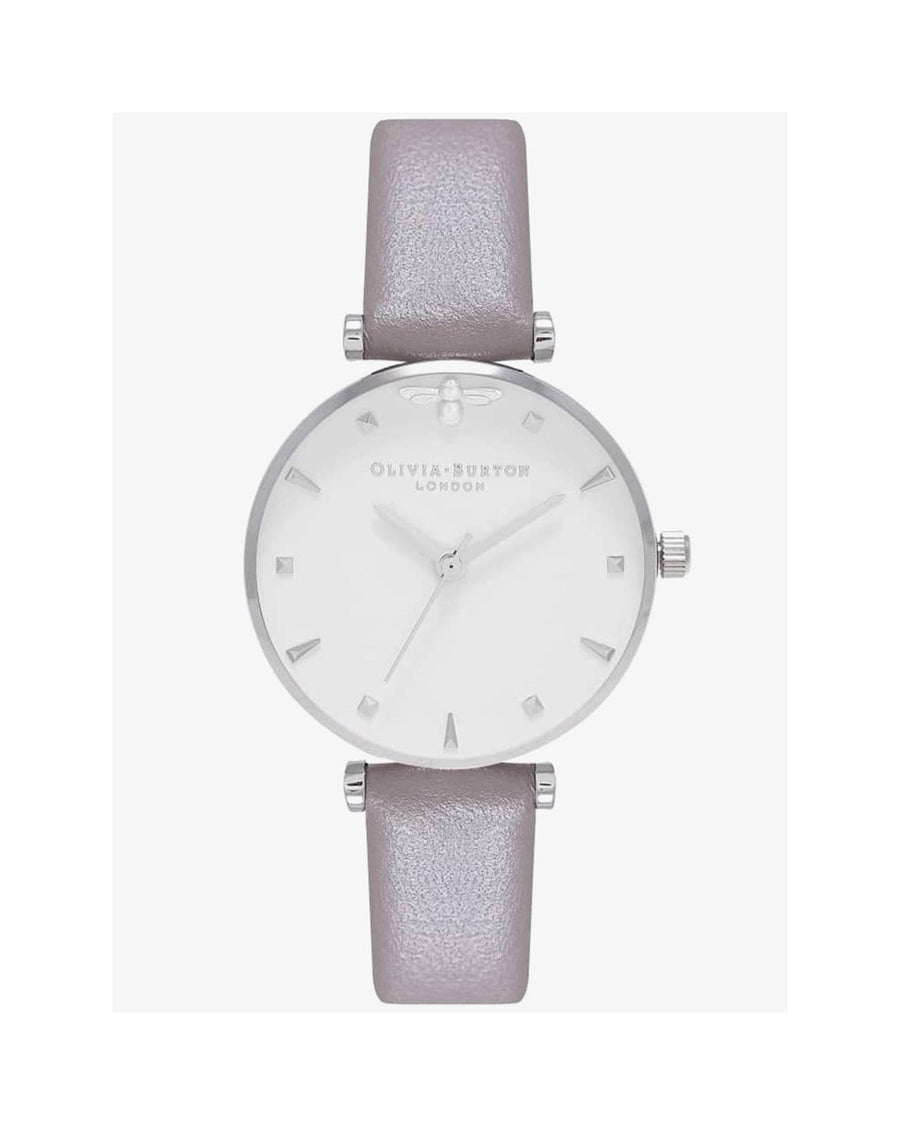Olivia Burton Women's Gray Synthetic Leather Watch - One Size