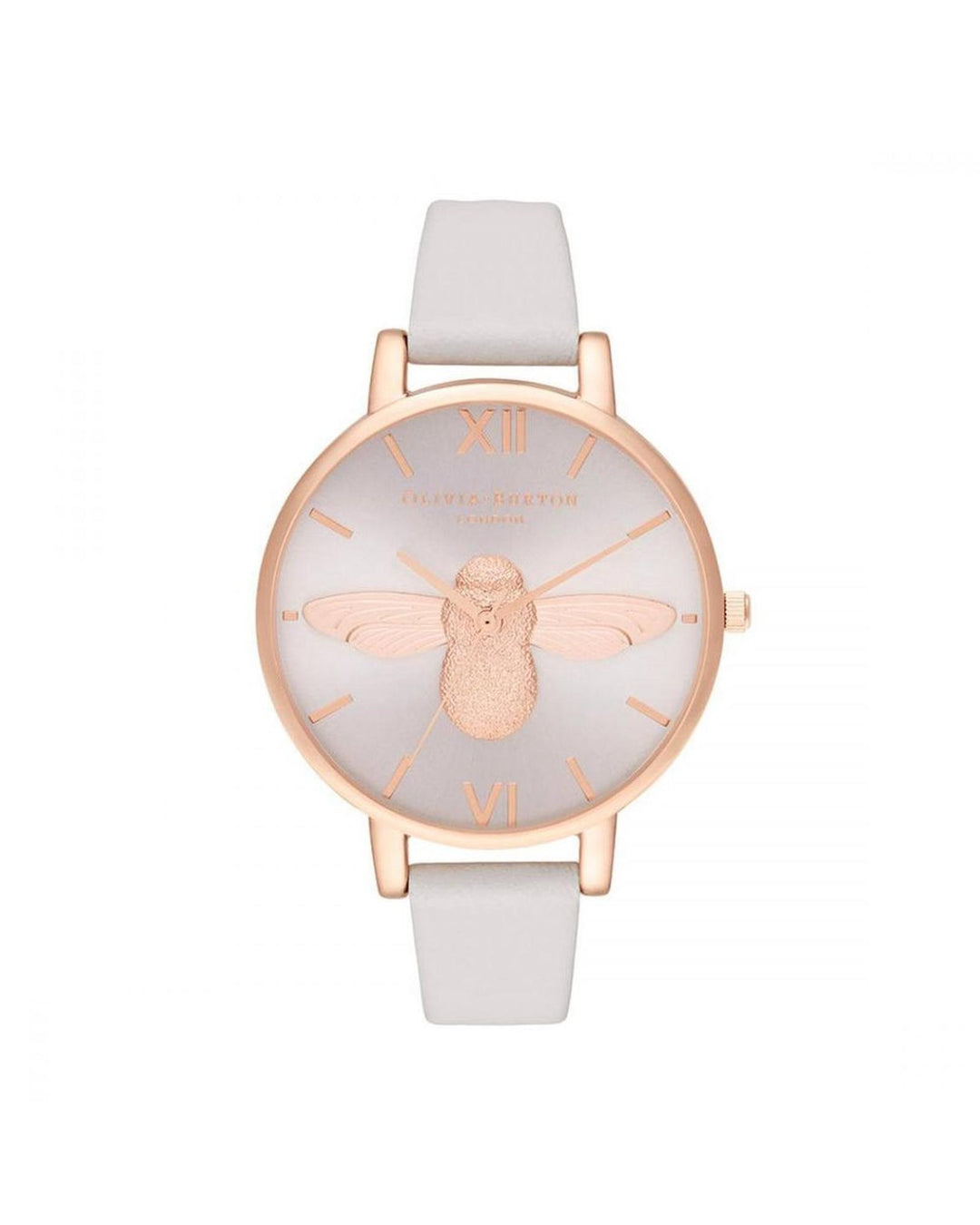 Olivia Burton Women's Beige Synthetic Leather Watch - One Size