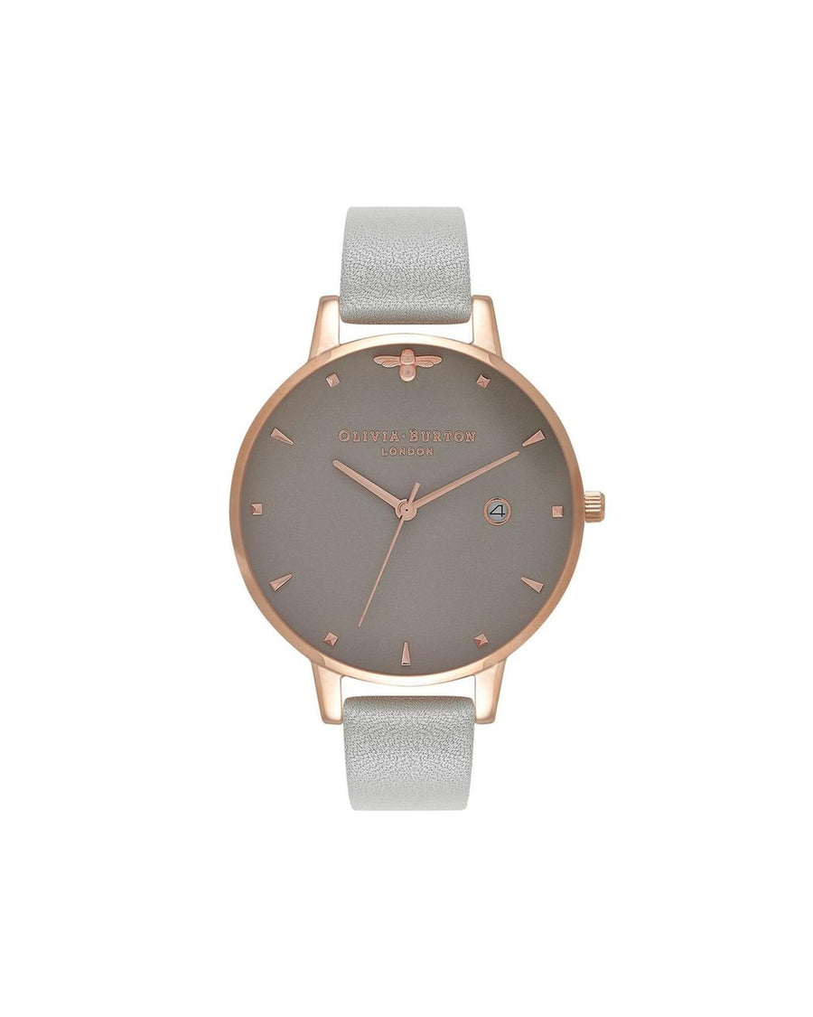 Olivia Burton Women's Gray Synthetic Leather Watch - One Size