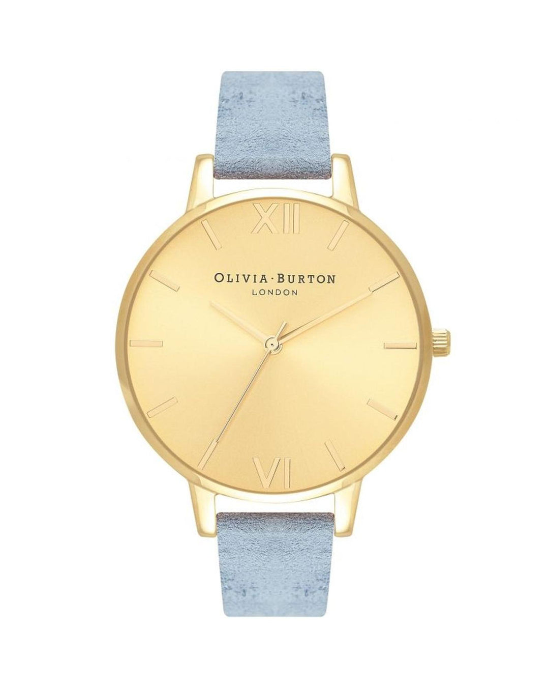 Olivia Burton Women's Blue Synthetic Leather Watch - One Size