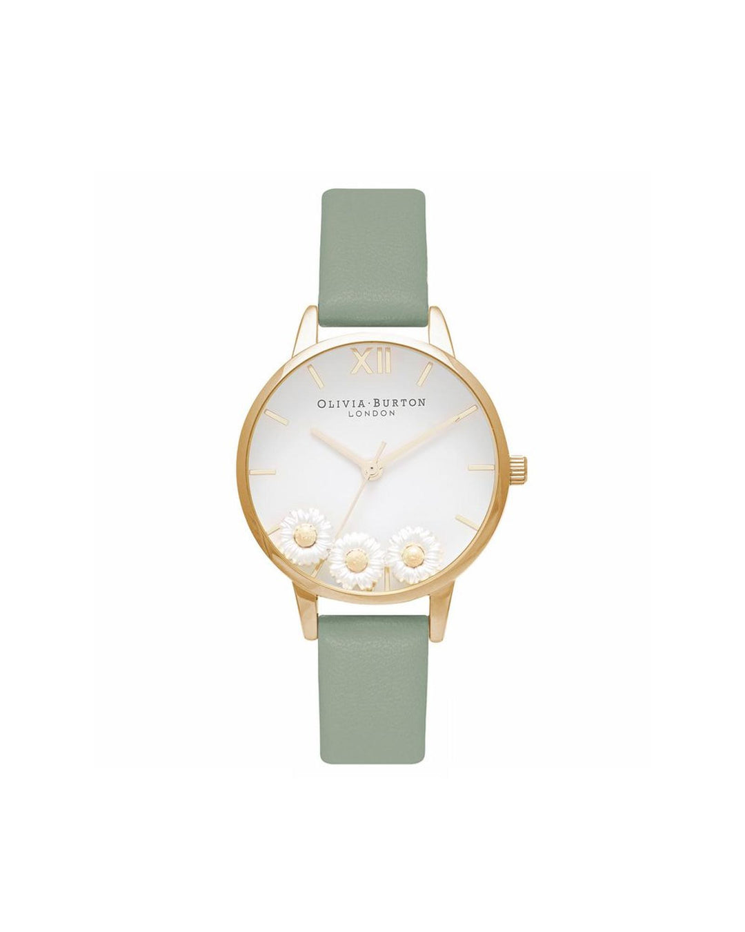 Olivia Burton Women's Green Synthetic Leather Watch - One Size