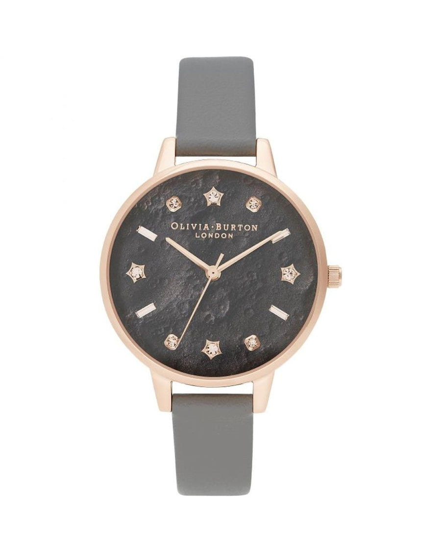 Olivia Burton Women's Gray Leather Watch - One Size