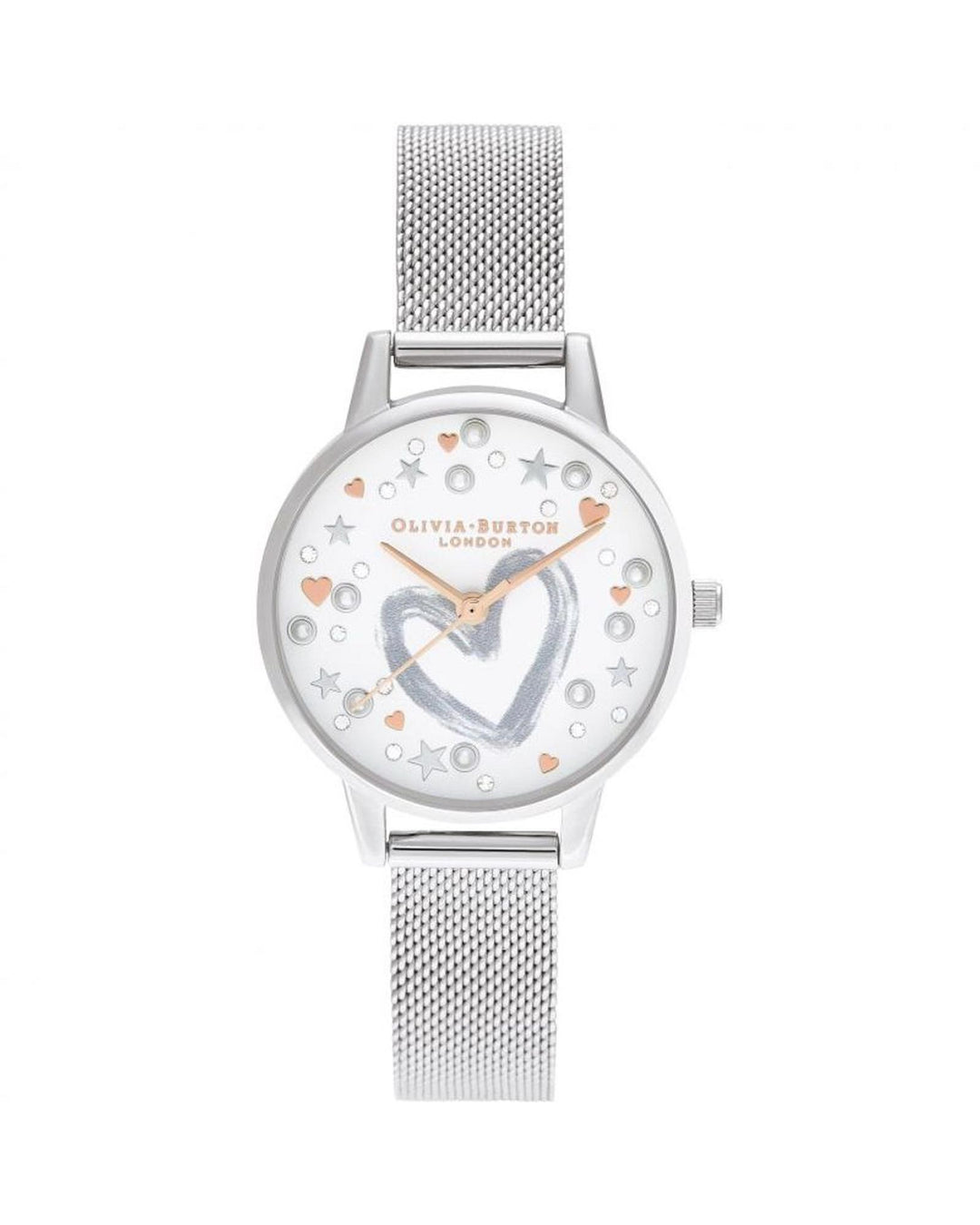 Olivia Burton Women's Silver Steel Watch - One Size