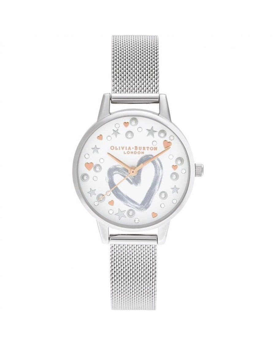 Olivia Burton Women's Silver Steel Watch - One Size