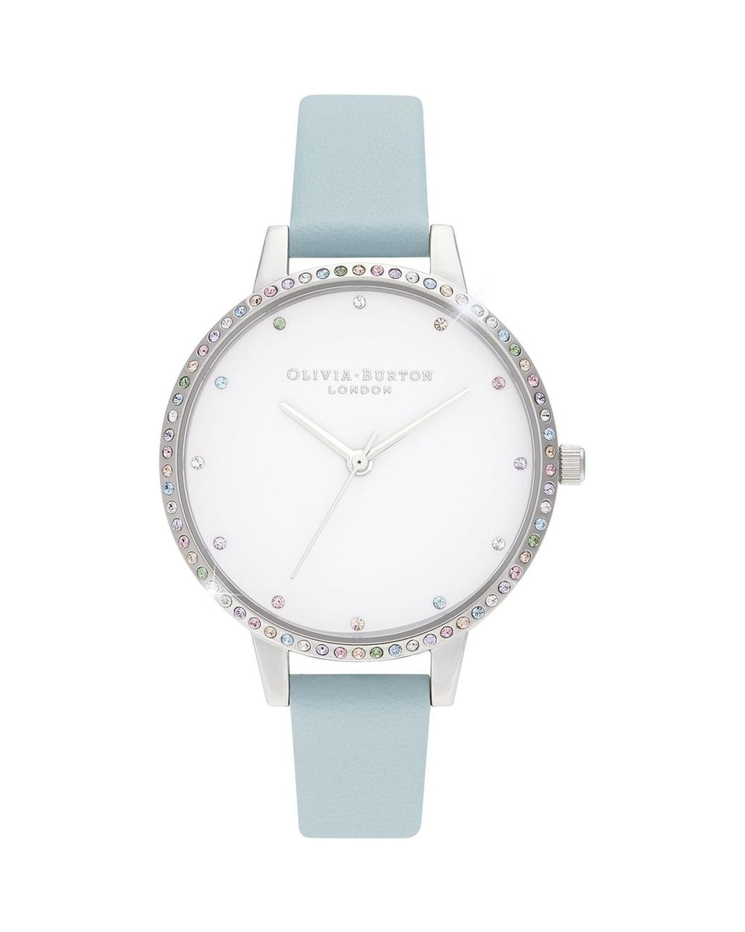 Olivia Burton Women's Blue Synthetic Leather Watch - One Size
