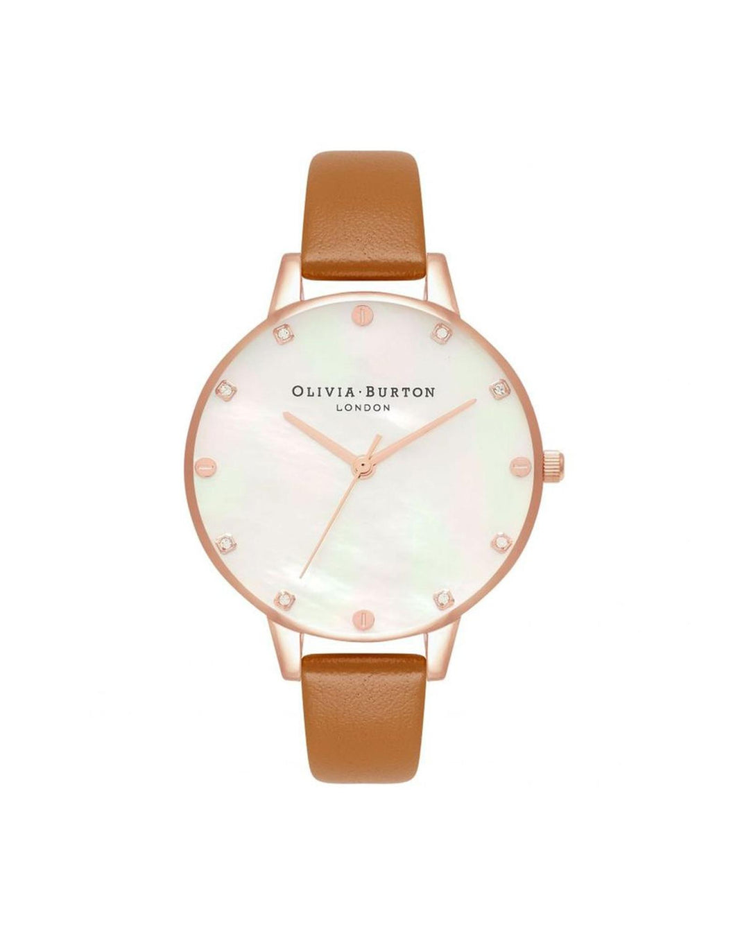 Olivia Burton Women's Brown Synthetic Leather Watch - One Size