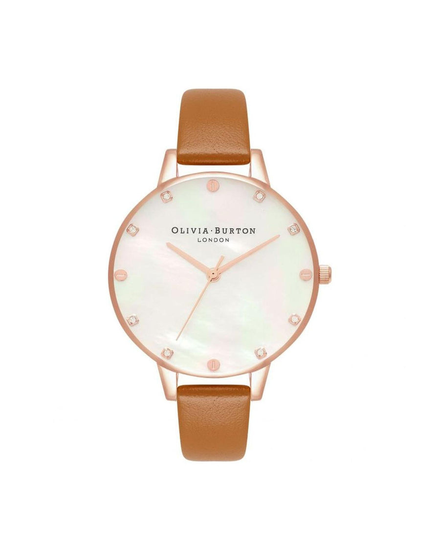 Olivia Burton Women's Brown Synthetic Leather Watch - One Size