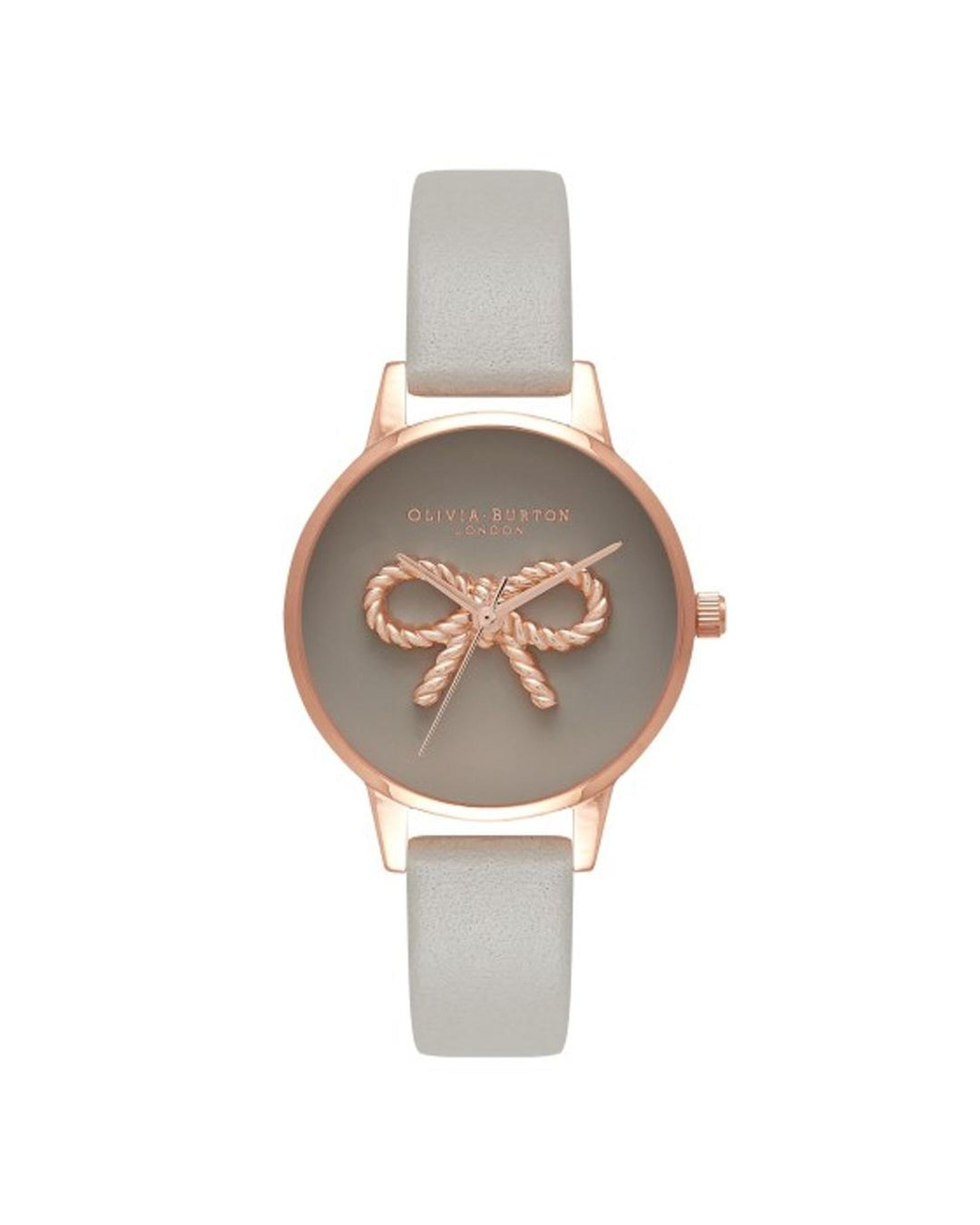 Olivia Burton Women's Gray Synthetic Leather Watch - One Size