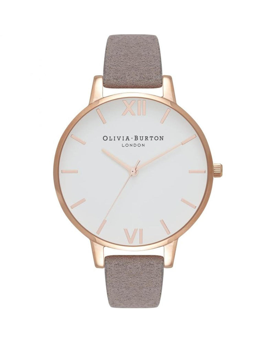 Olivia Burton Women's Gray Synthetic Leather Watch - One Size