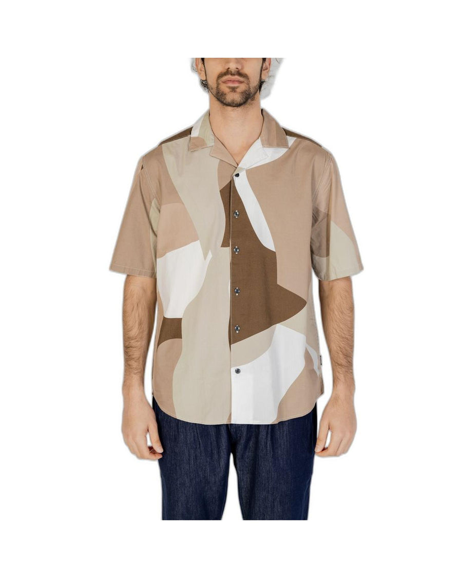 Only & Sons Men's Brown Cotton Shirt - 48 IT