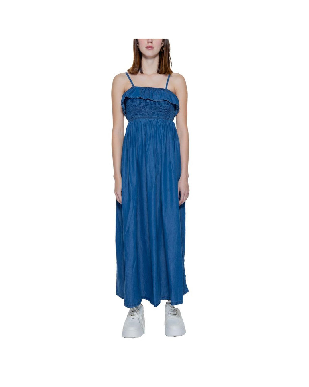 Only Women's Blue Cotton Dress - 40 IT
