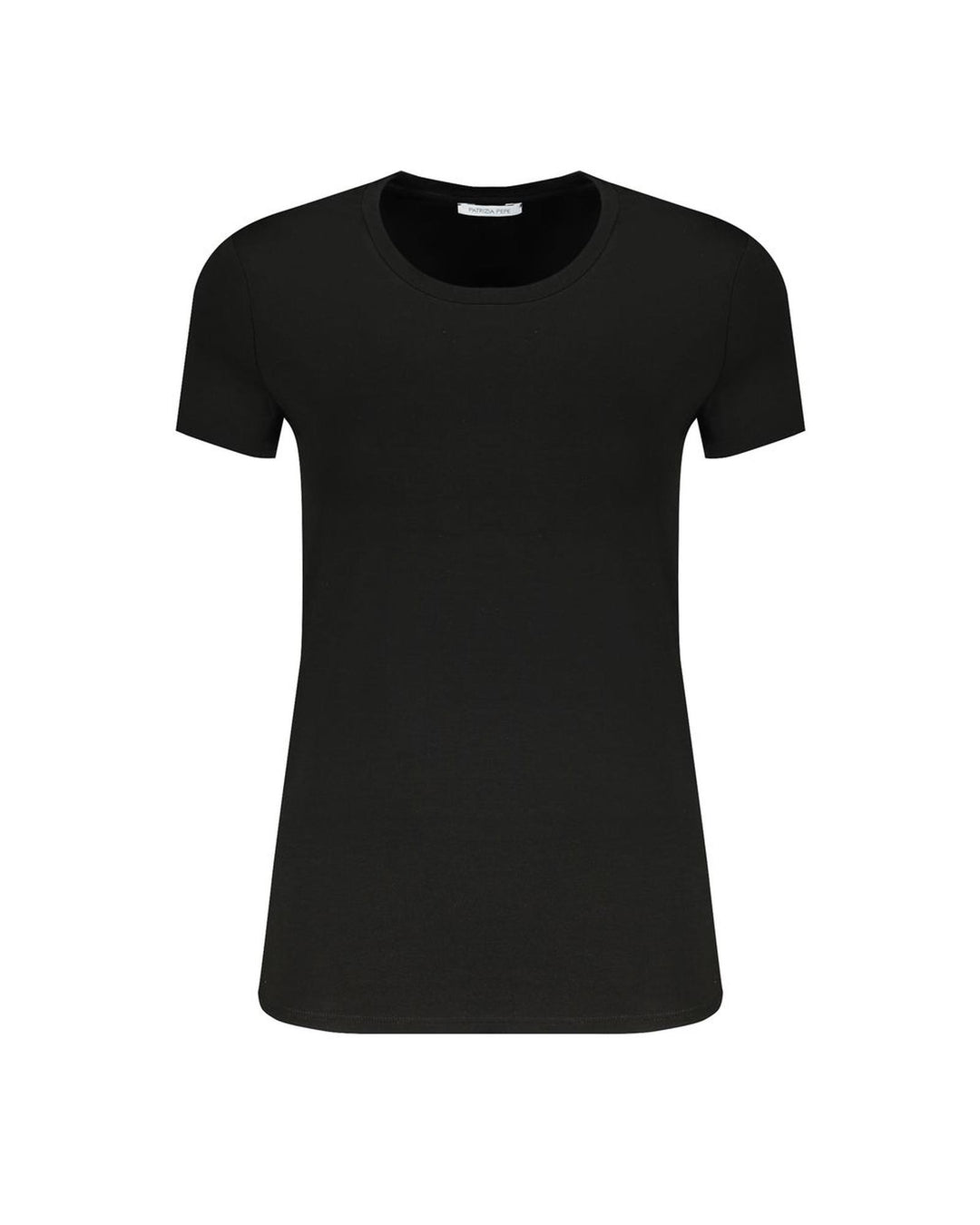 Patrizia Pepe Women's Black Elastane Tops & T-Shirt - M