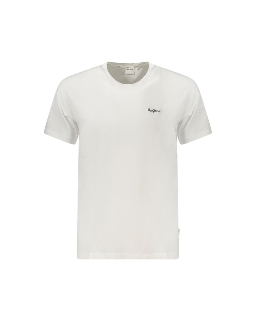 Pepe Jeans Men's White Cotton T-Shirt - XL