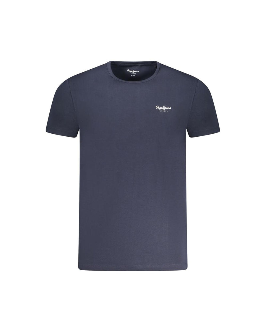 Pepe Jeans Men's Blue Cotton  T-Shirt - S